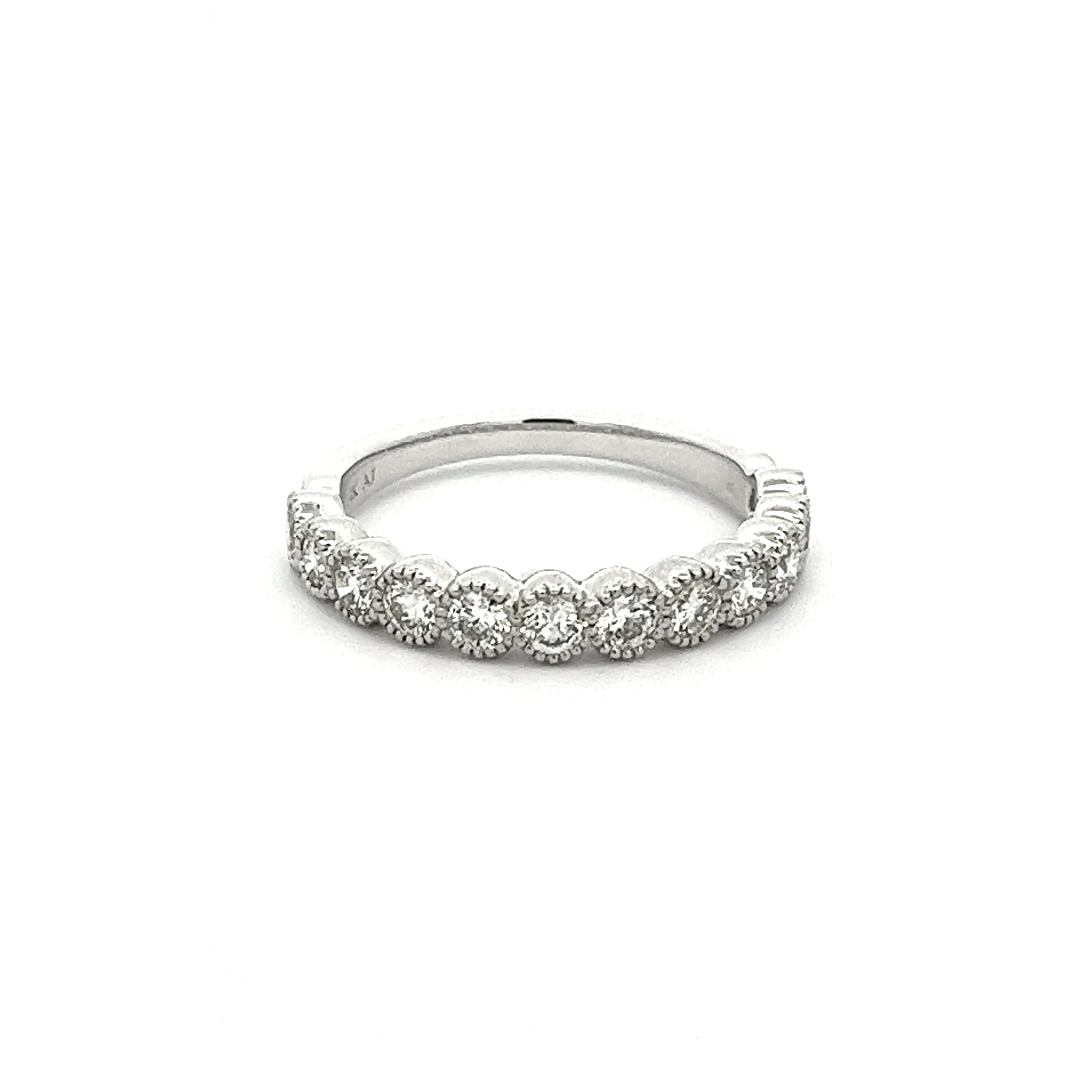 .77ct 14k White Gold Diamond Band