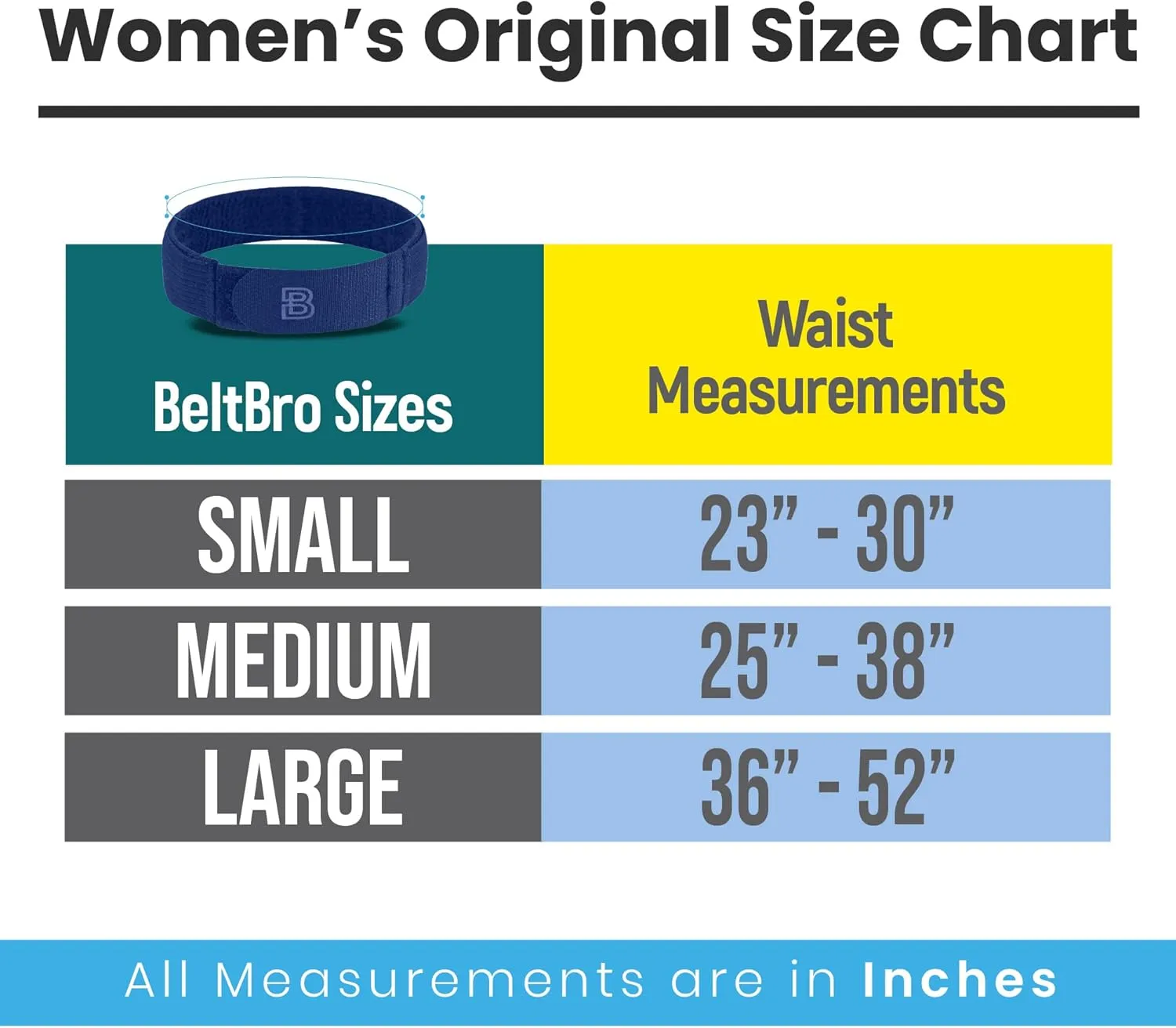 BeltBro For Women No Buckle Elastic Belt  Fits 1 Inch Belt Loops, Easy To Use