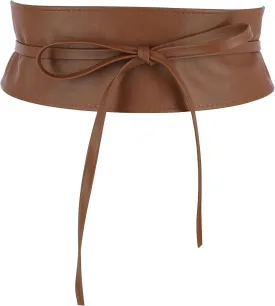 FASHIONGEN - Woman Italian leather Obi belt, CASSIANE