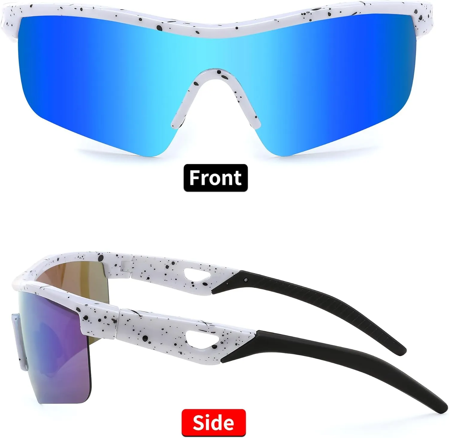 FEISEDY Kids Teens Baseball Polarized Sunglasses Sports TR90 Frame Boys Girls Cycling B2454