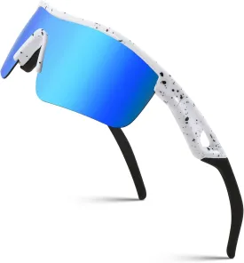 FEISEDY Kids Teens Baseball Polarized Sunglasses Sports TR90 Frame Boys Girls Cycling B2454