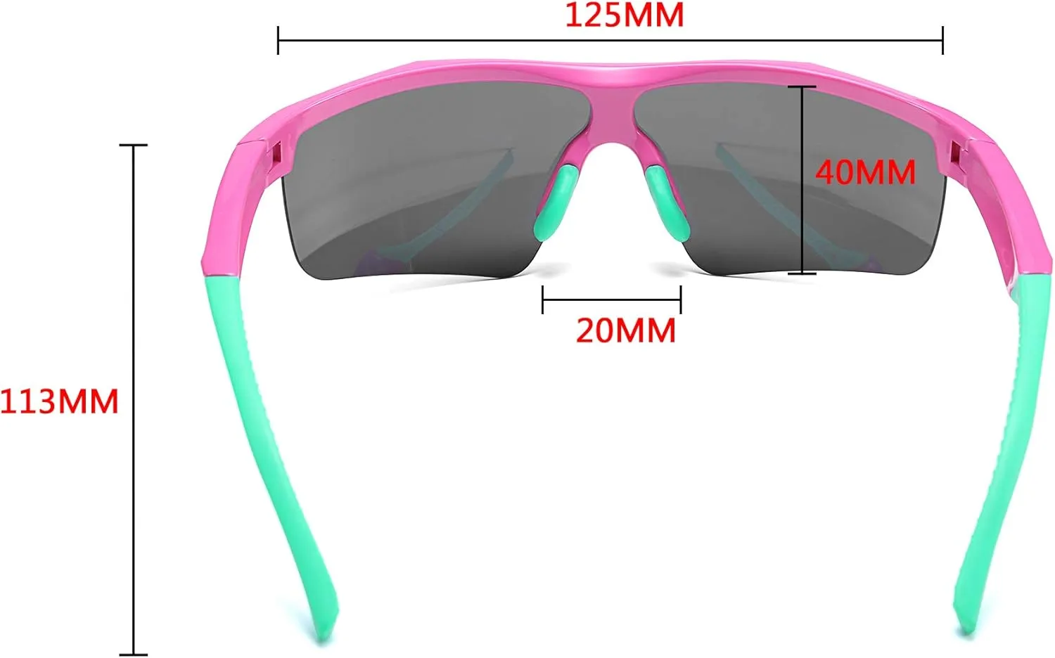 FEISEDY Kids Teens Baseball Polarized Sunglasses Sports TR90 Frame Boys Girls Cycling B2454