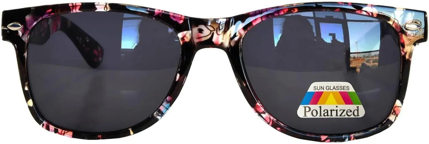 Kids Polarized Sunglasses - UV Protected, Anti-Glare Rectangle Sunglasses for Toddlers, Boys & Girls