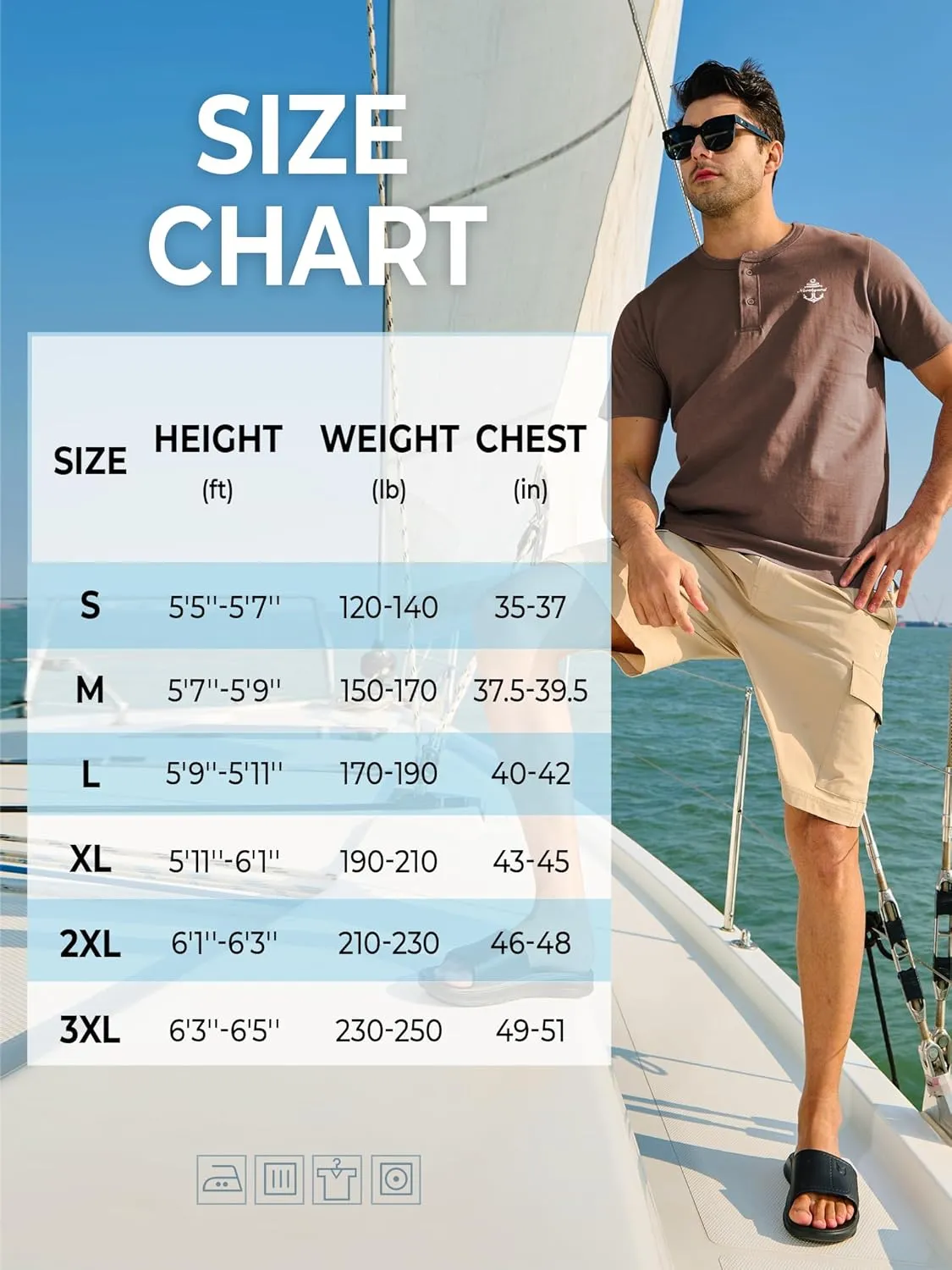 NORTHYARD Men's Henley Shirts Casual Short Sleeve Heavy Cotton T-Shirts Solid Basic Summer Tee Tops