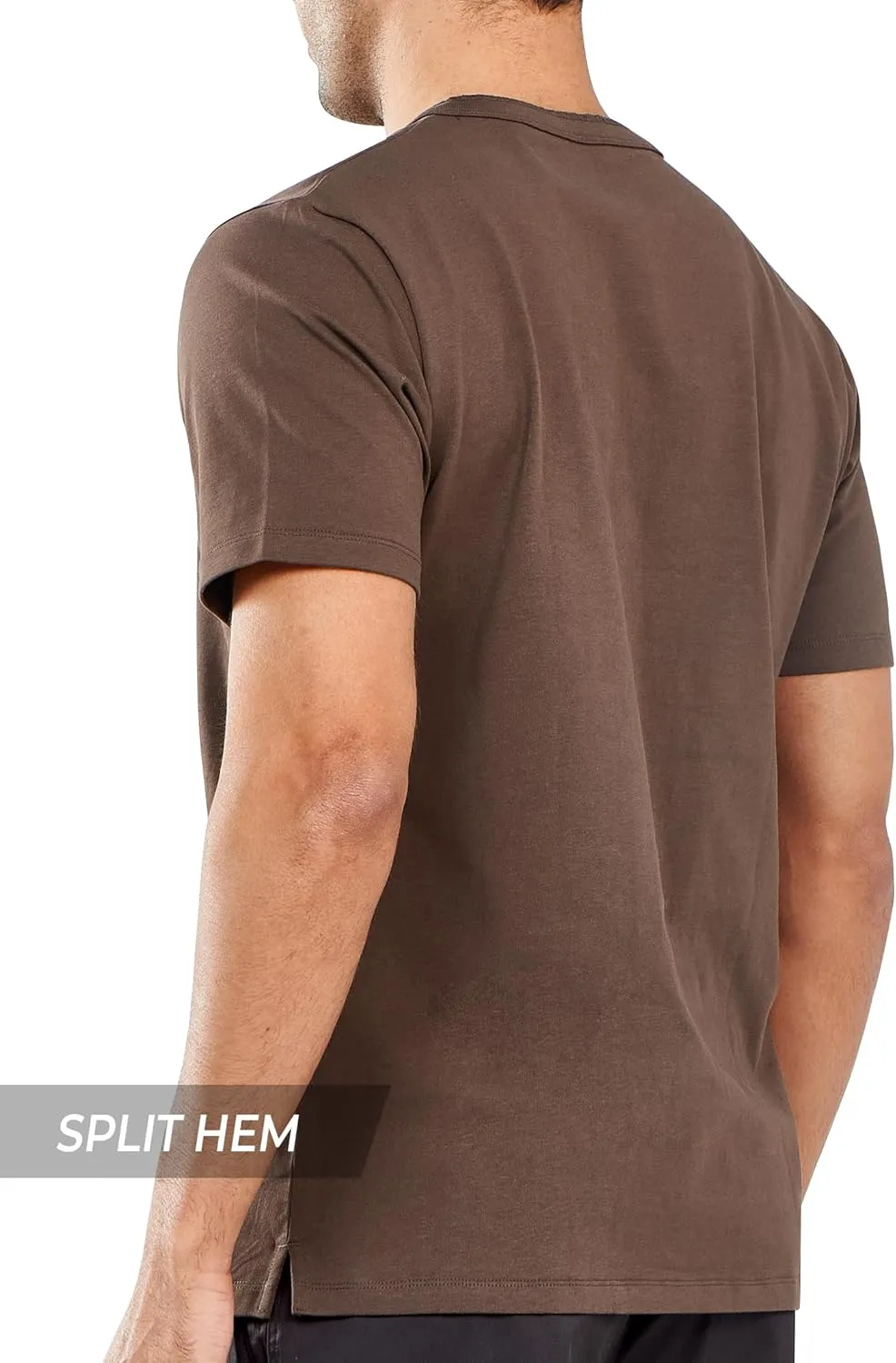 NORTHYARD Men's Henley Shirts Casual Short Sleeve Heavy Cotton T-Shirts Solid Basic Summer Tee Tops
