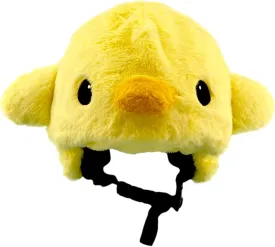Ski Helmet Covers,Ski Snowboard Helmet Hat,Plush Chicken Decorative Head Cover for Kids,Soft Cartoon Action Sports Helmets Accessories for Skiing Snowboard Skateboard Motorbike Motorcycle Helmets