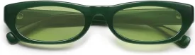 SOJOS Retro Rectangle Polarized Sunglasses for Women Men Vintage Trendy Narrow Y2k Sunnies SJ2363