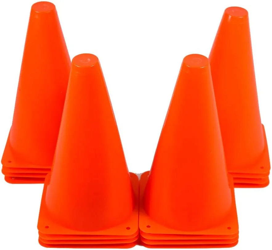 TNZMART Soccer Training Cones Plastic Traffic Cones Sport Training Agility Marker Cone for Indoor and Outdoor Sports Games
