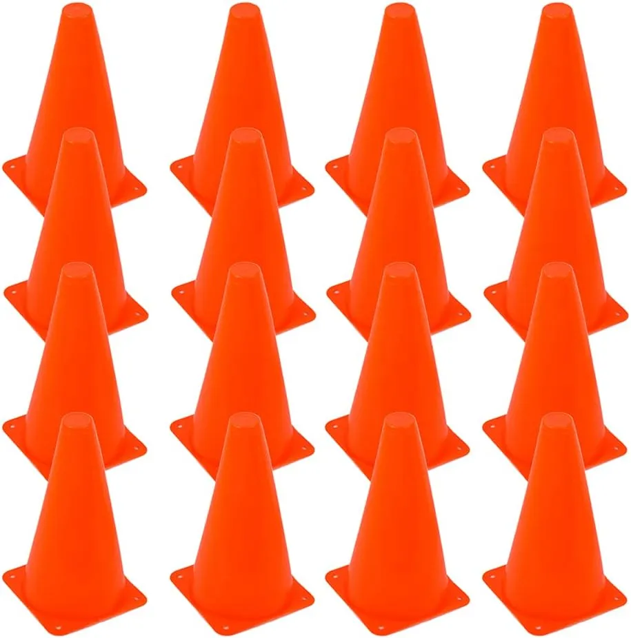 TNZMART Soccer Training Cones Plastic Traffic Cones Sport Training Agility Marker Cone for Indoor and Outdoor Sports Games