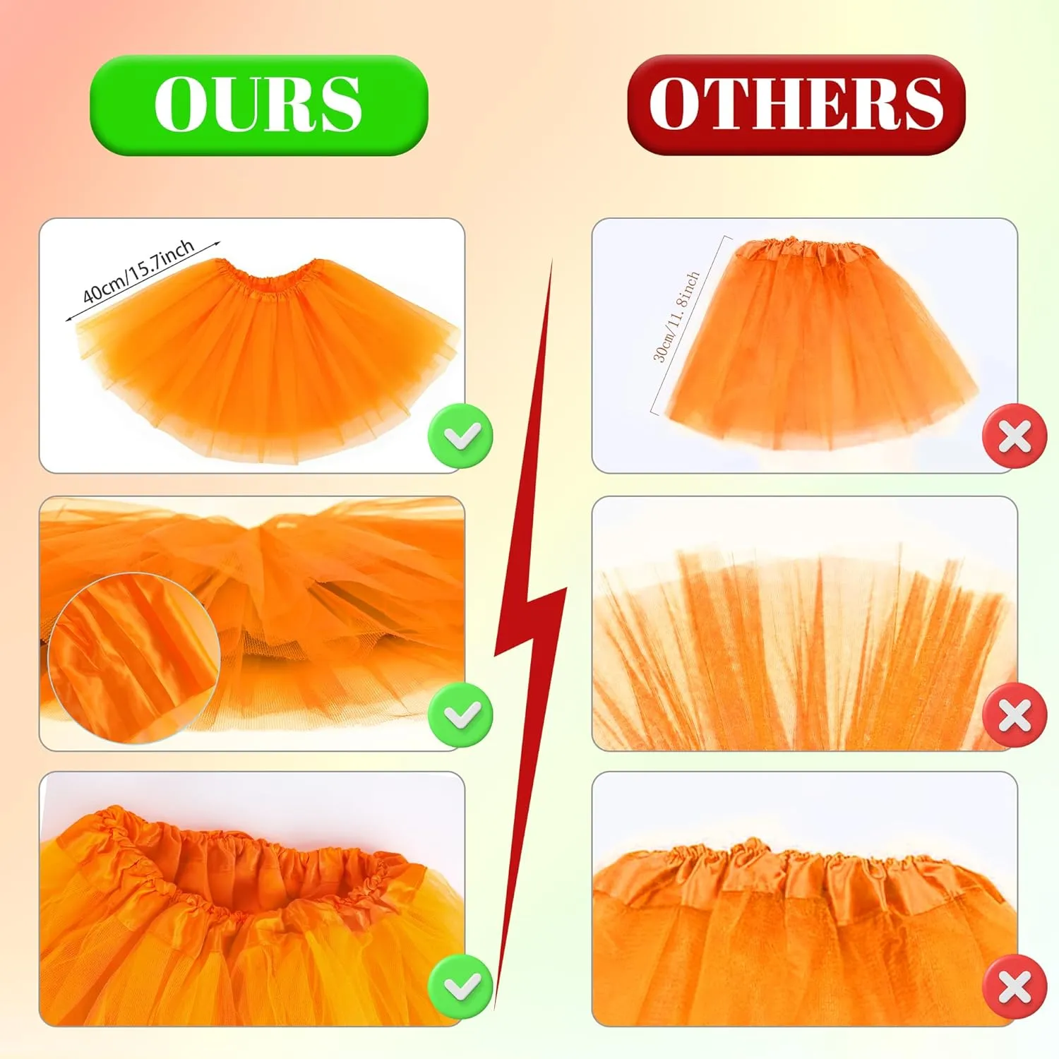 Tutu Costume Accessories, 80s Fancy Dress Costume Accessories Running Tulle Tutu Skirts Adult Tutus for Women Girls