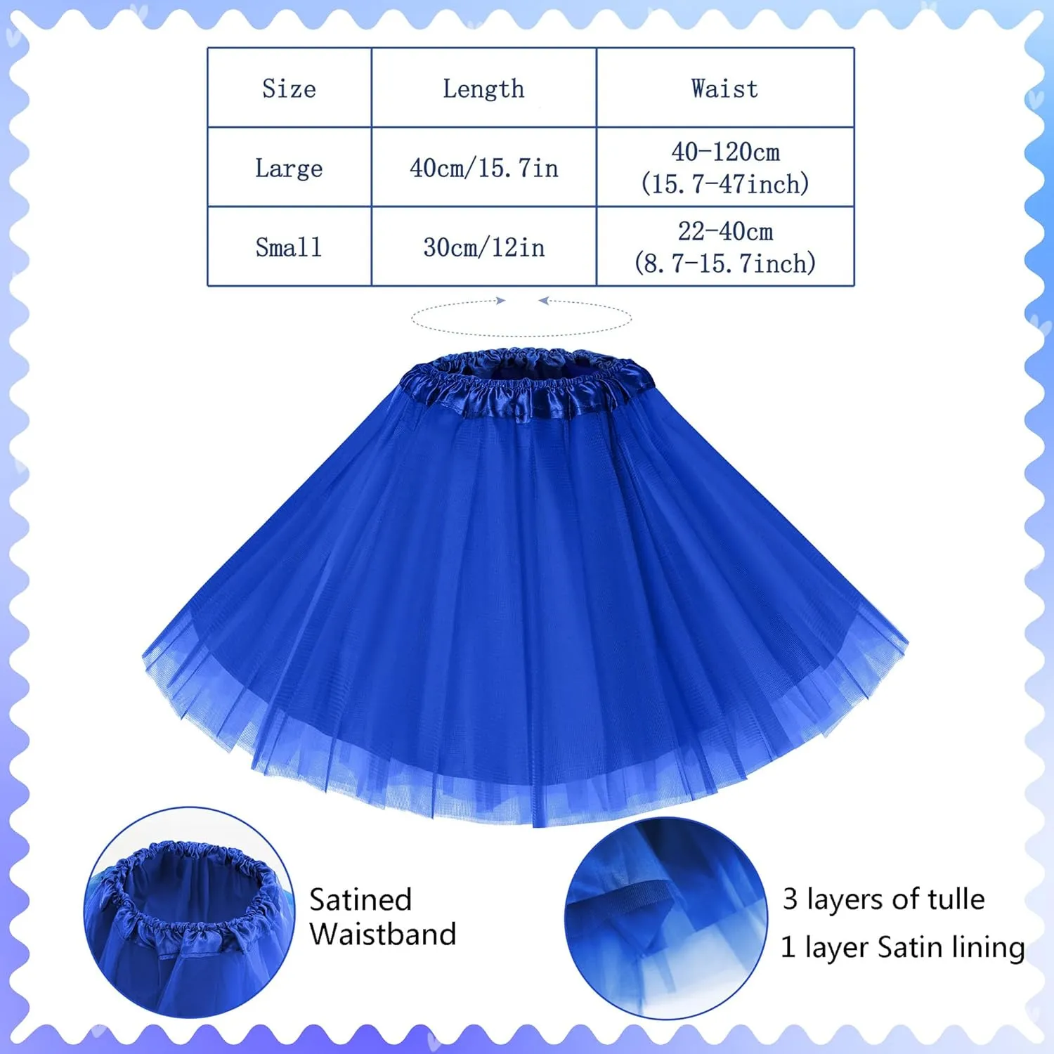 Tutu Costume Accessories Set Tulle Tutu Skirt 4 Layered Tutu Wear Pom Pom Headband with Heart Glasses Necklace and Tube Socks