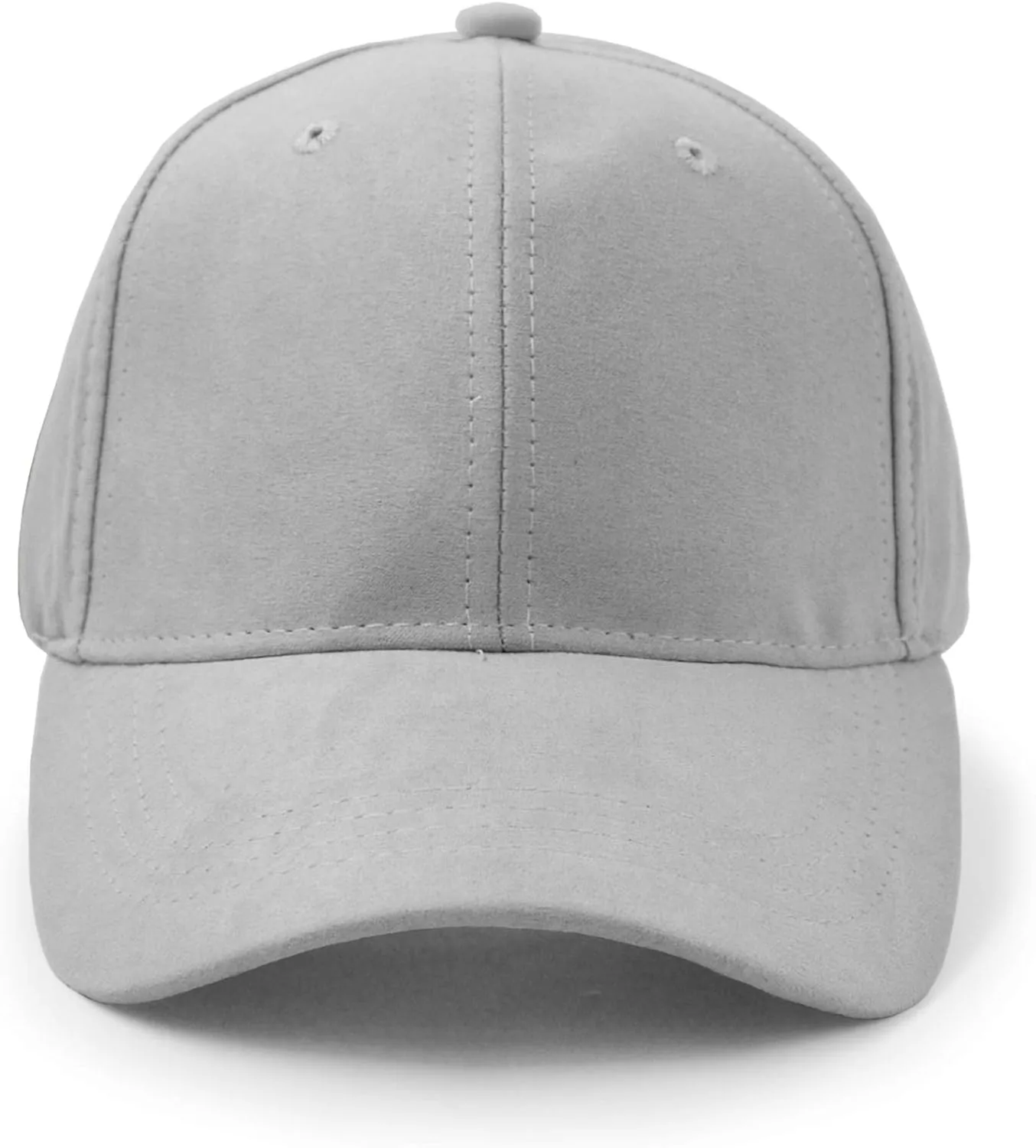 UltraKey Suede Baseball Cap, Unisex Faux Suede Leather Classic Adjustable Plain Hat Baseball Cap